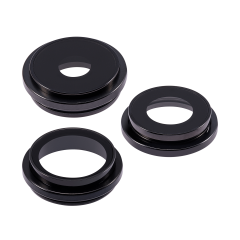 Rear Camera Lens With Bracket for iPhone 15 Pro-Black (Purple)