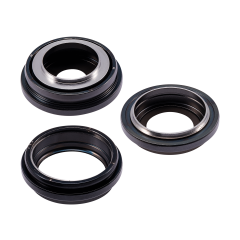 Rear Camera Lens With Bracket for iPhone 15 Pro-Black (Purple)