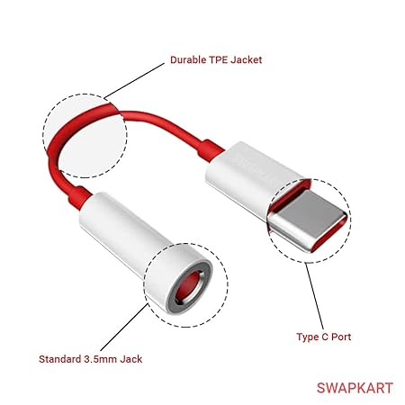Genuine USB C To 3.5MM Headphone Jack Adapter Aluminum Type C To Audio Aux Stereo Cable Adapter