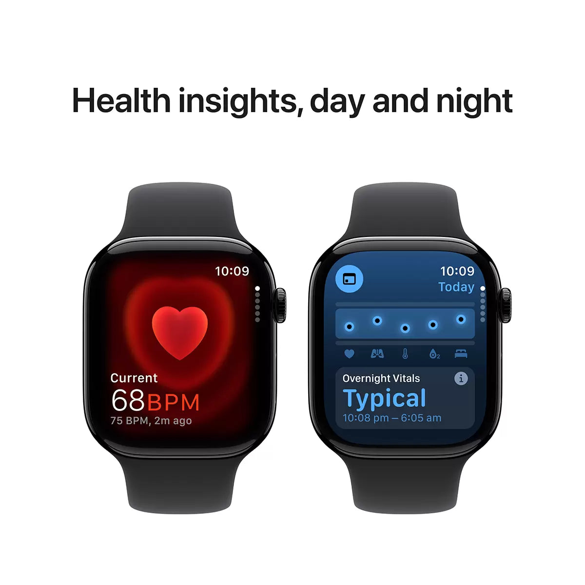 Apple Watch Series 10 GPS + Cellular 46mm – Jet Black Aluminium Case with Sport Band (M/L) | New