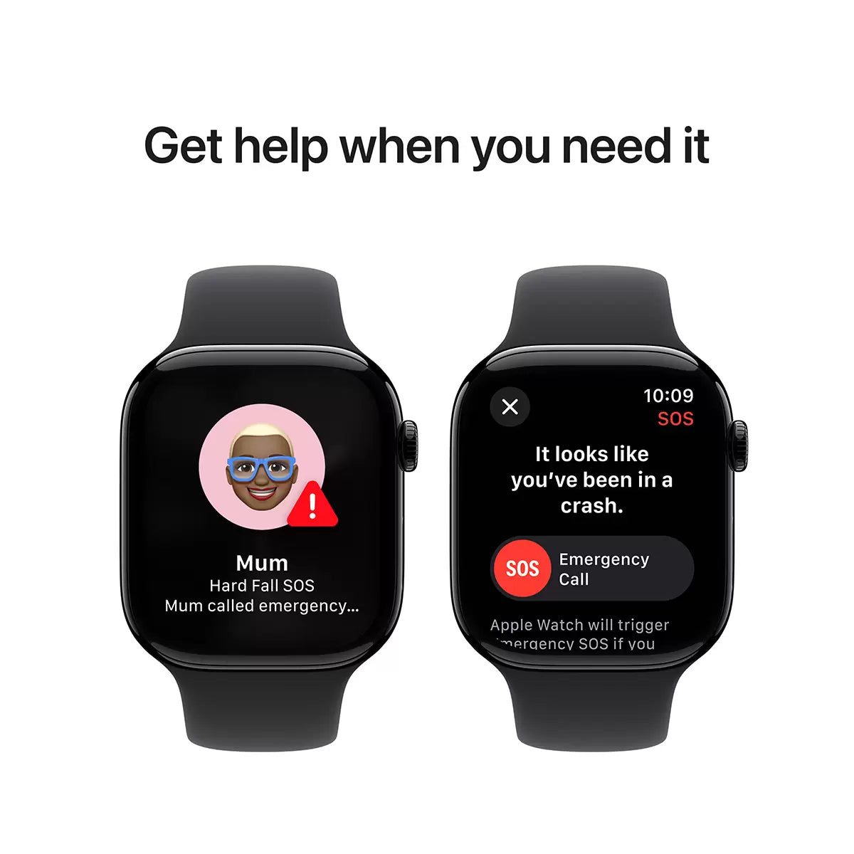 Apple Watch Series 10 GPS + Cellular 46mm – Jet Black Aluminium Case with Sport Band (M/L) | New