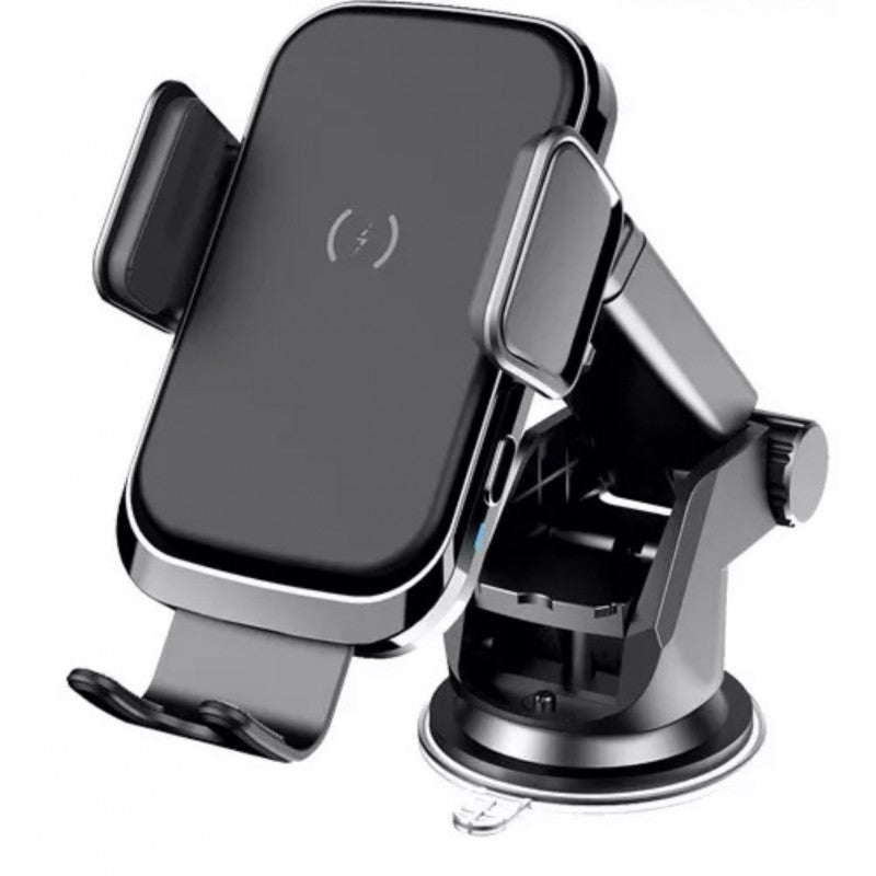 PBuddy 15W Qi Fast Charging Auto Clamping Wireless Car Charger Mount, Car Charger Phone Mount Windshield Dashboard Air Vent Phone Holder For IPhone Samsung