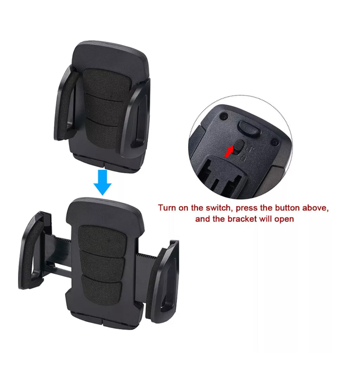 Car Back Seat Headrest Hook Hanger Storage Phone Tablet IPad Holder Dual Mount