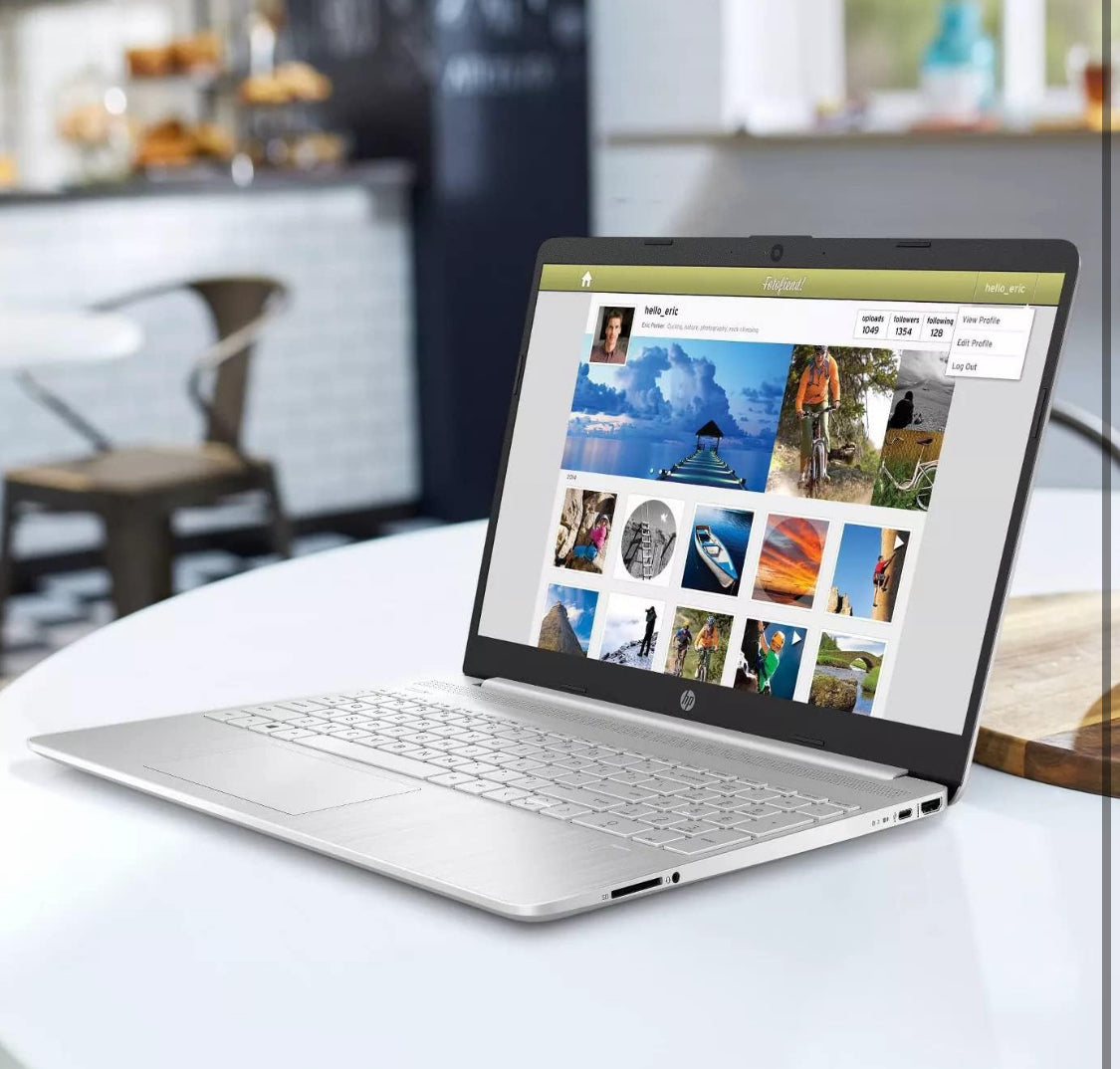 HP Laptop 15s-du22xxx, I5-1035G1 @ 1.00 Ghz RAM 8GB SSD 256GB, Used, Grade A