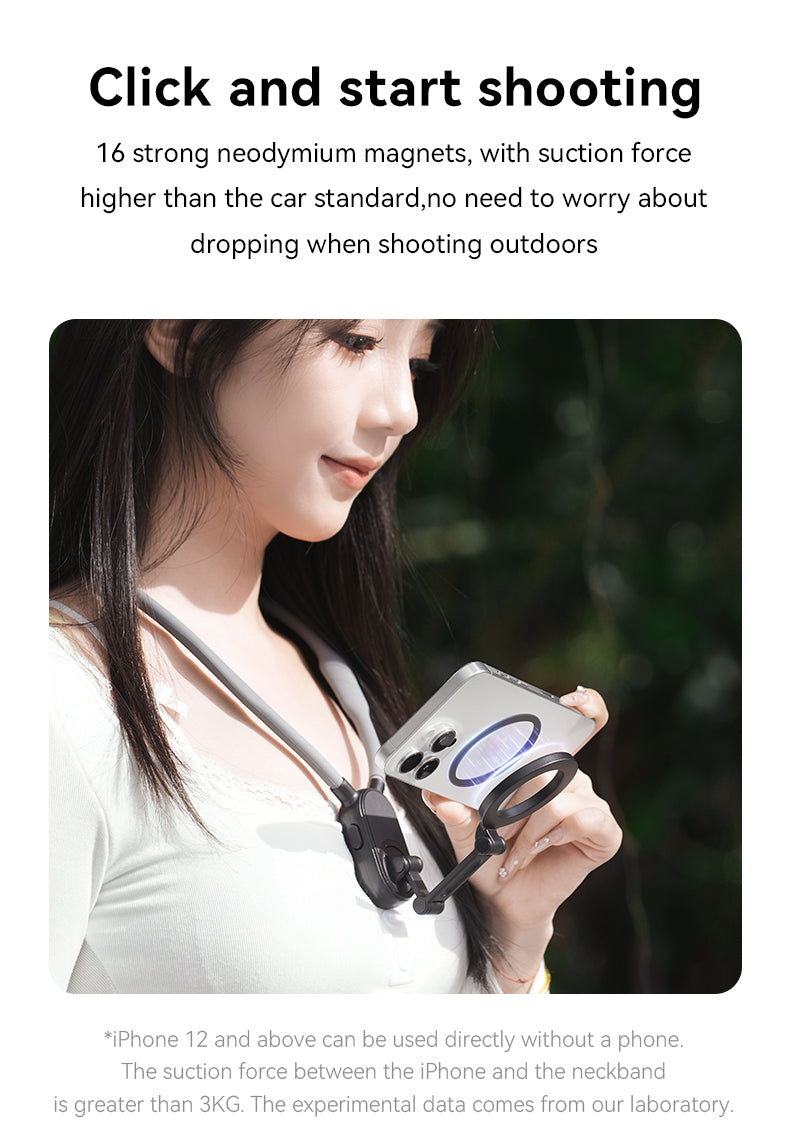 Smartphone Magnetic Neck Holder β Hands-Free Comfort Anywhere!