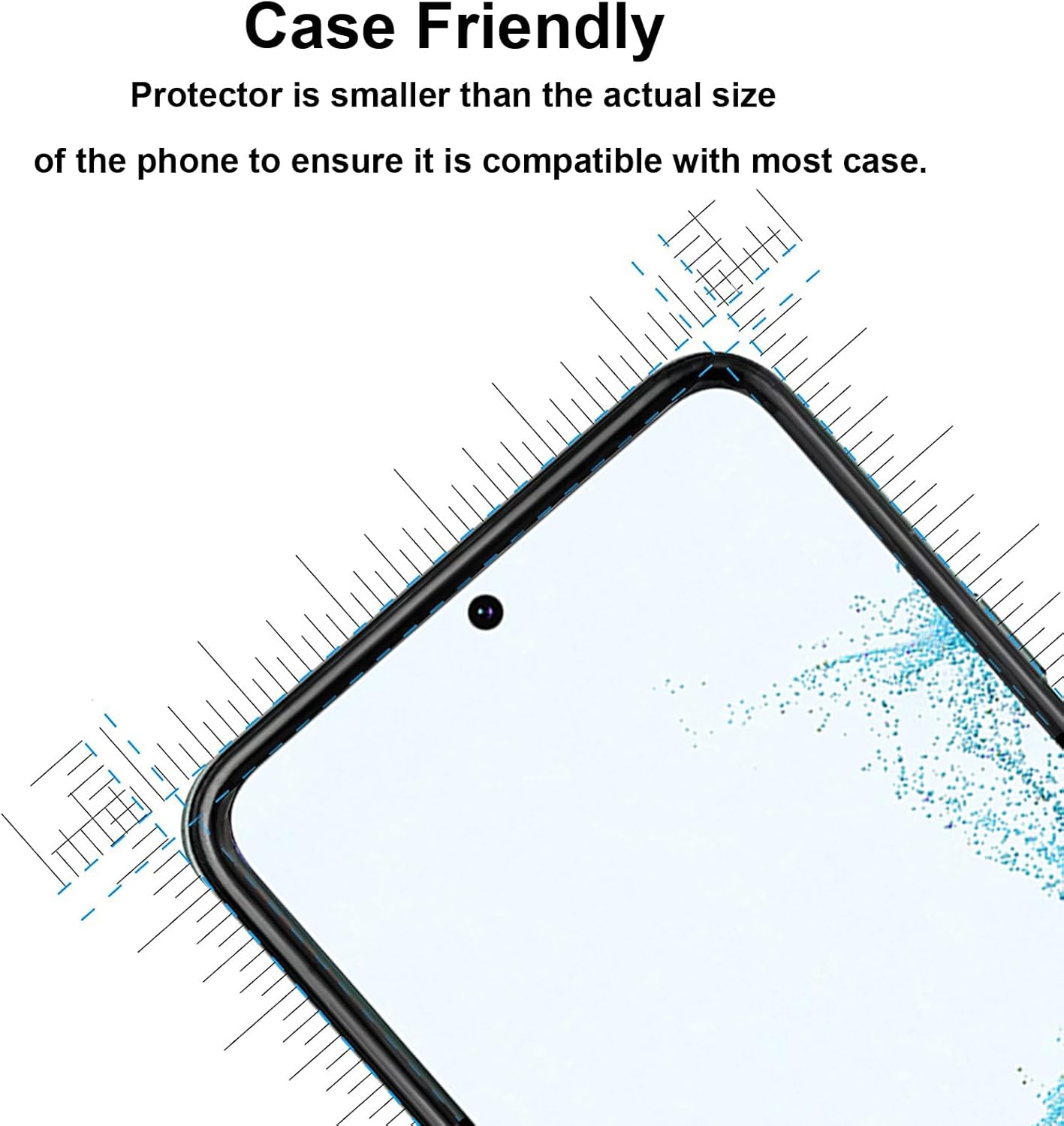 Apple iPhone 16 Pro Max Clear Screen Protector – Case-Friendly, Bubble-Free, No Edge Coverage