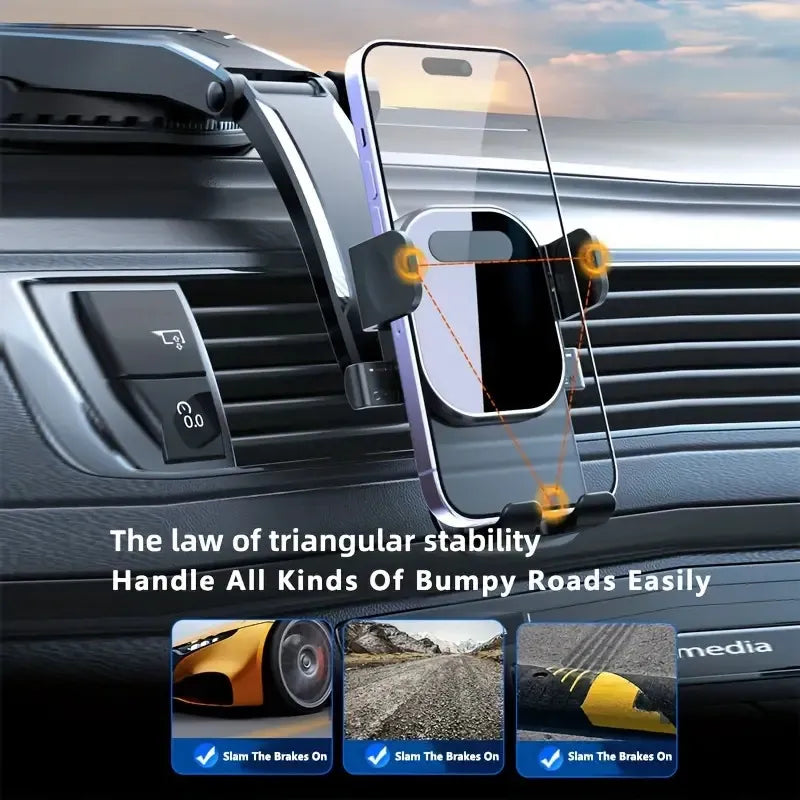 Mobile Phone Bracket, Mobile Phone Bracket 360 Degrees Rotating Suction Cup Navigation Bracket, Instrument Table, Desktop Universal Bracket