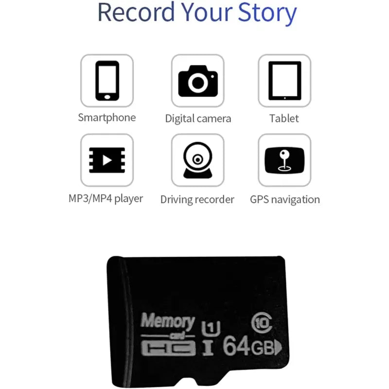 Pbuddy Micro SD Card 1TB 128GB 64GB SDXC U3 Class 10 TF Card Mobile Phone Tablet Dash Camera Lot Condition