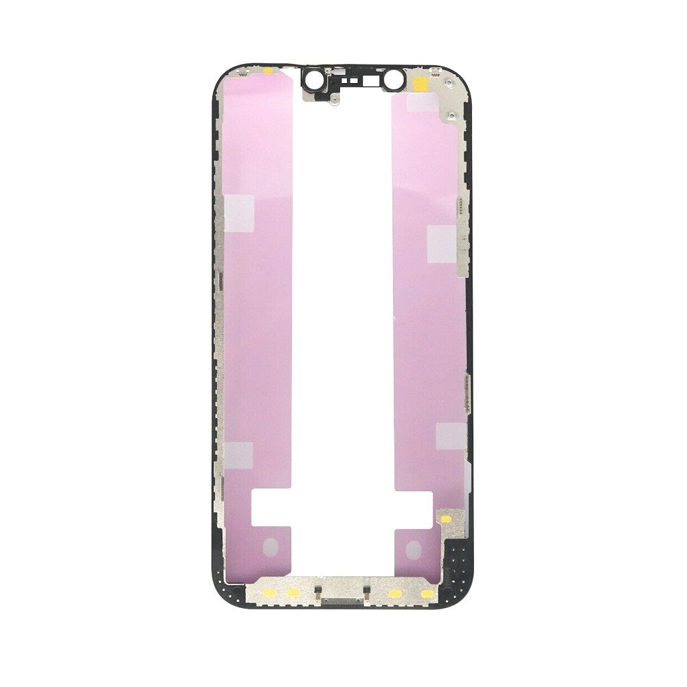 Front LCD Screen Bezel Frame With 3M Glue for iPhone 12 / 12 Pro (Brown) (Pack of 10)