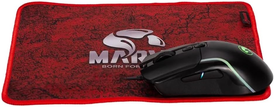 Marvo Scorpion 4- in- 1 Keyboard Combo 1 Set 104 Mouse Button Set Pad Keyboard Combo Wired Mouse for PC Computer Headset PC Keyboard 4-in-1 Gaming Mouse PC Gaming Keyboard