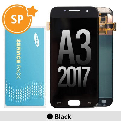 Tecguru-Samsung Galaxy A3 (2017) A320F OLED Screen Replacement Digitizer GH97-19732B (Service Pack)-Gold
