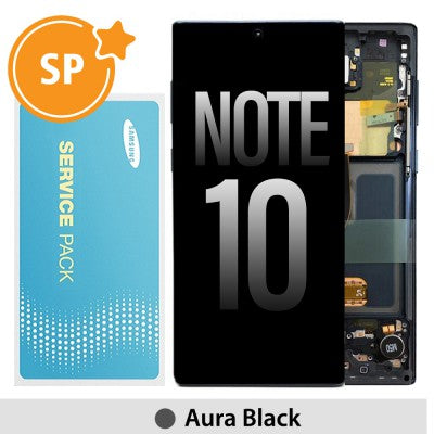 Tecguru-Samsung Galaxy Note 10 OLED Screen Replacement Digitizer GH82-20818B (Service Pack)-White