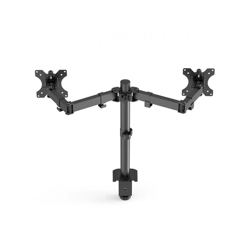Desk Mount Dual LED LCD Monitor Stand Bracket 13 27 Inch Flat Screen Swivel Holder