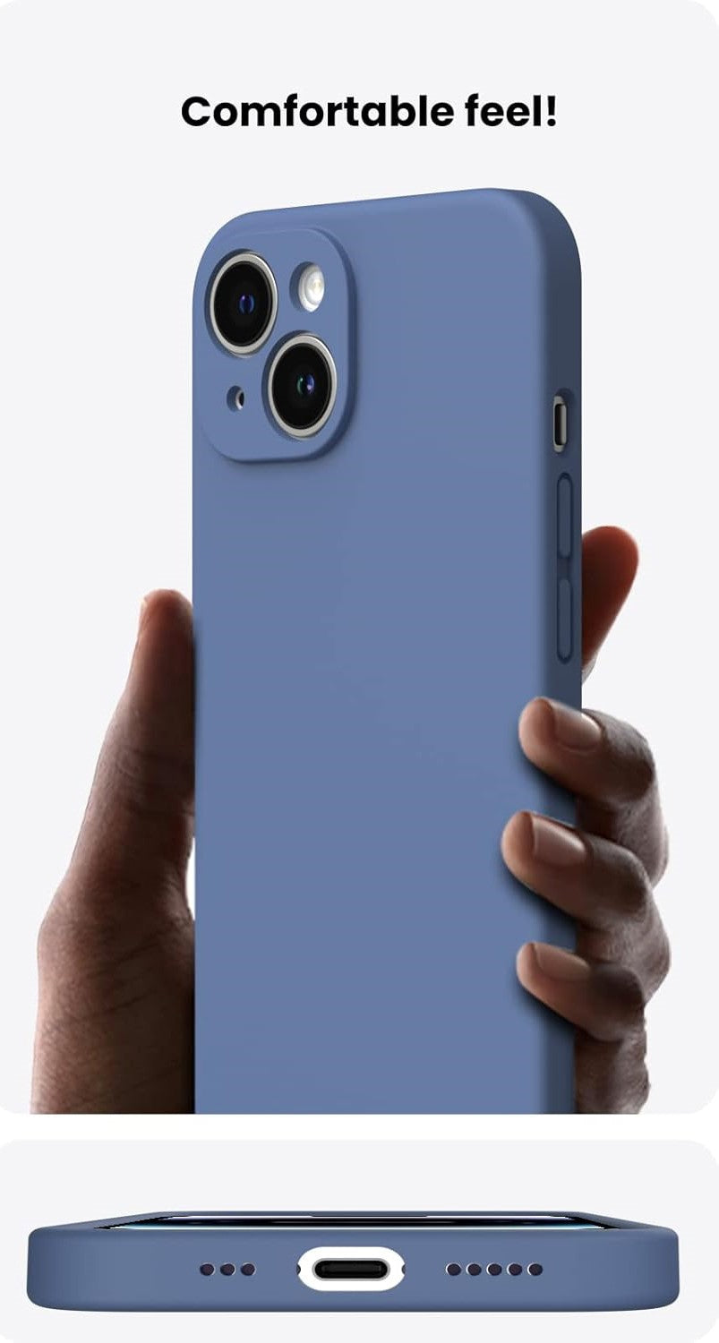 Silicone Gel Rubber Case Full Body Protective Case for IPHONE 15 Plus