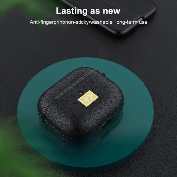 AirPods gen3 Case Cover Leather Case Cover For AirPods 3 PU Leather Portable Protective Shockproof Cover For Apple AirPods 3