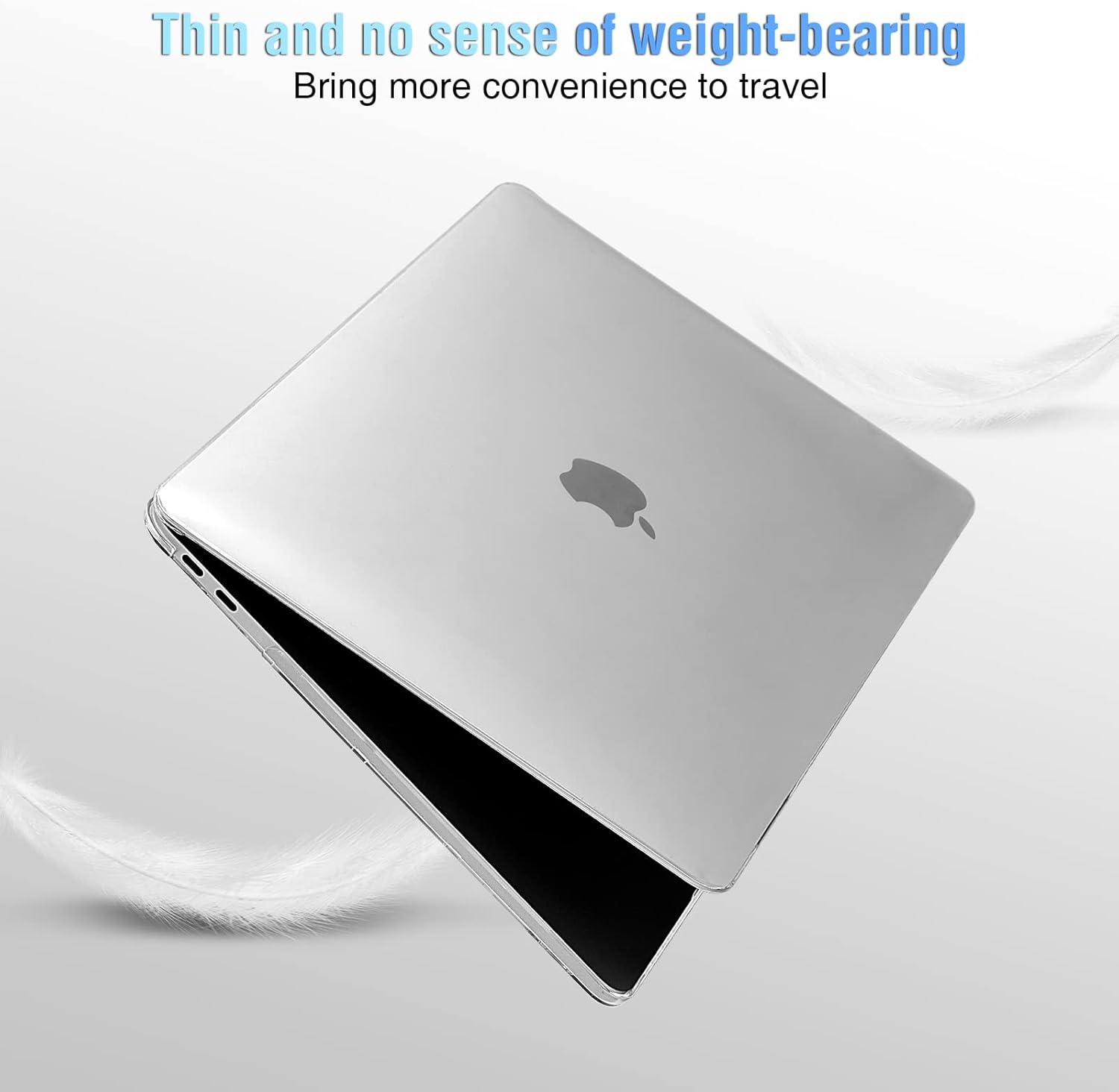 EooCoo Compatible with MacBook Pro 13 inch Case M2 2025 2024-2016 Release M1 A2338 A2289 A2251 A2159 A1989 A1706 A1708 Protective Hard Case with Keyboard Cover, Screen Protector - Crystal Clear