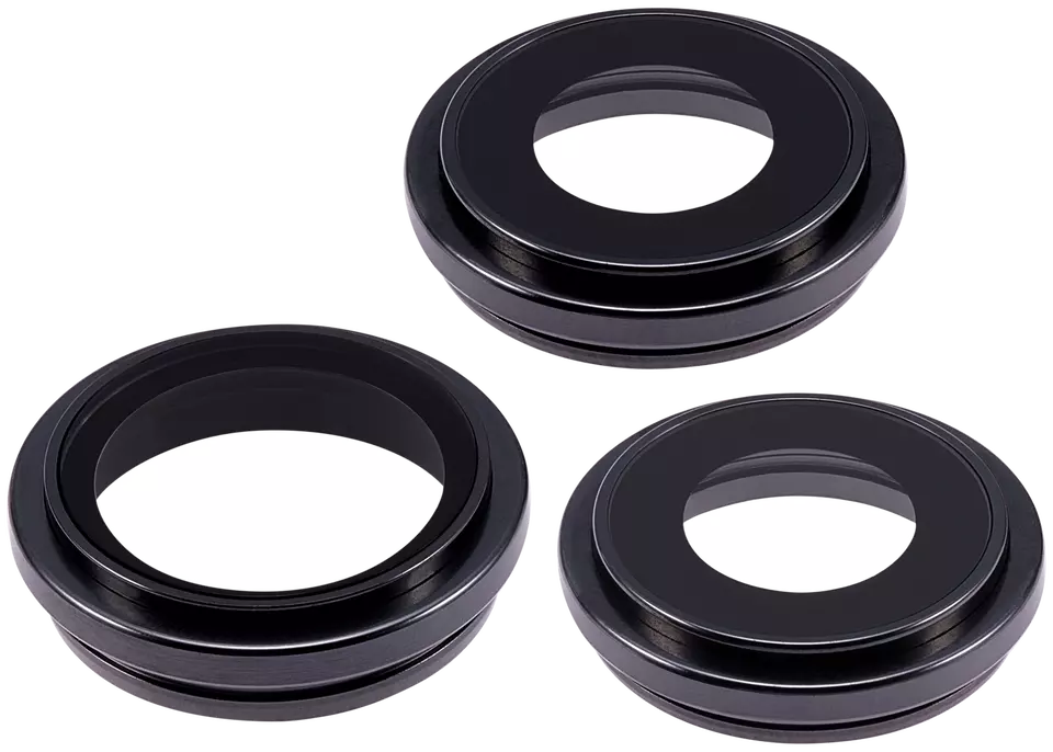 Rear Camera Lens With Bracket for iPhone 15 Pro Max-Black (Purple)