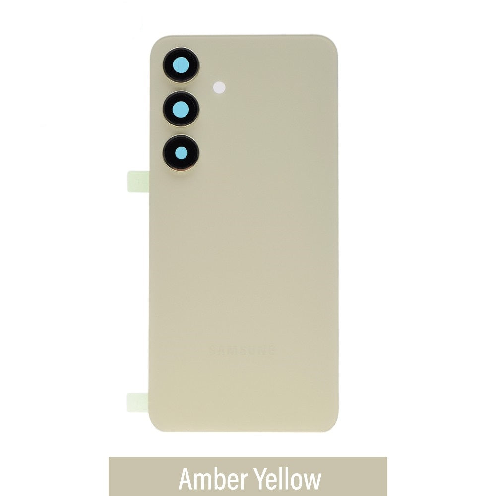 Red Rear Cover Glass For Samsung Galaxy S24-Amber Yellow