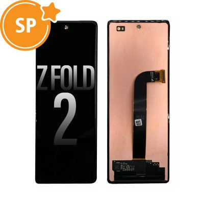 Tecguru-Samsung Galaxy Z Fold2 5G F916B Screen Digitizer Without Battery GH82-23968A (Service Pack)-Mystic Black