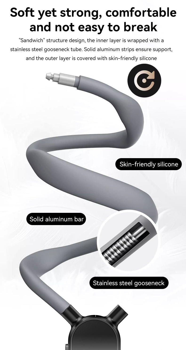 Smartphone Magnetic Neck Holder – Hands-Free Comfort Anywhere!