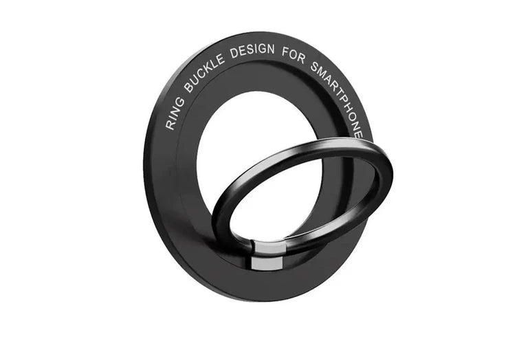 MagSafe Zinc Alloy Magnetic Ring Holder – Ultra-Slim Foldable Phone Grip & Desktop Stand