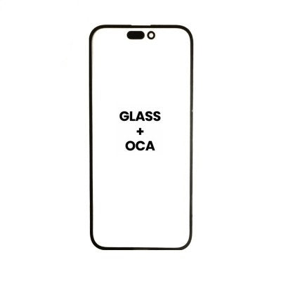 Front Screen Outer Glass With OCA for iPhone 14 Pro Max (Brown)