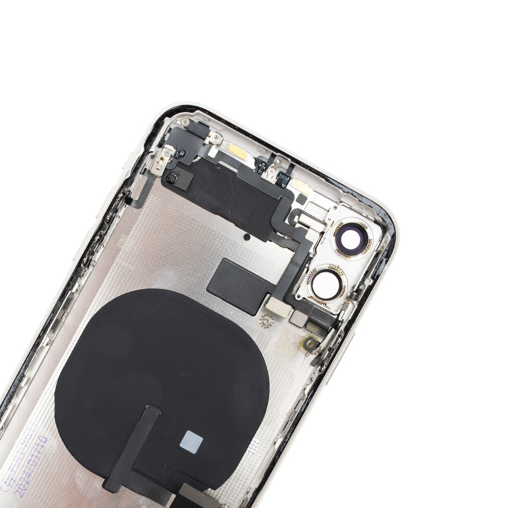 Rear Housing with Full Set Parts for iPhone 11-White (Purple)
