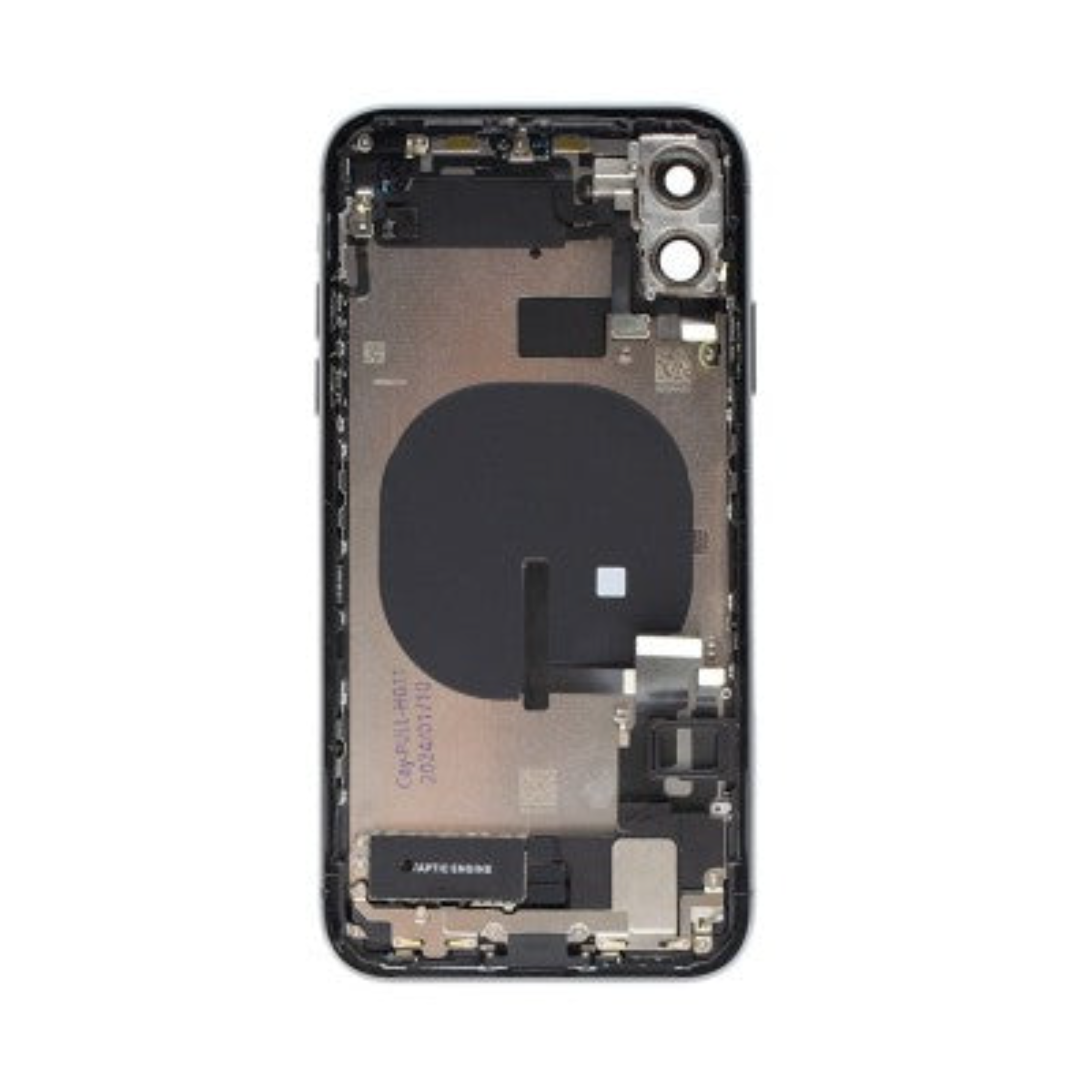 Rear Housing with Full Set Parts for iPhone 11-Black