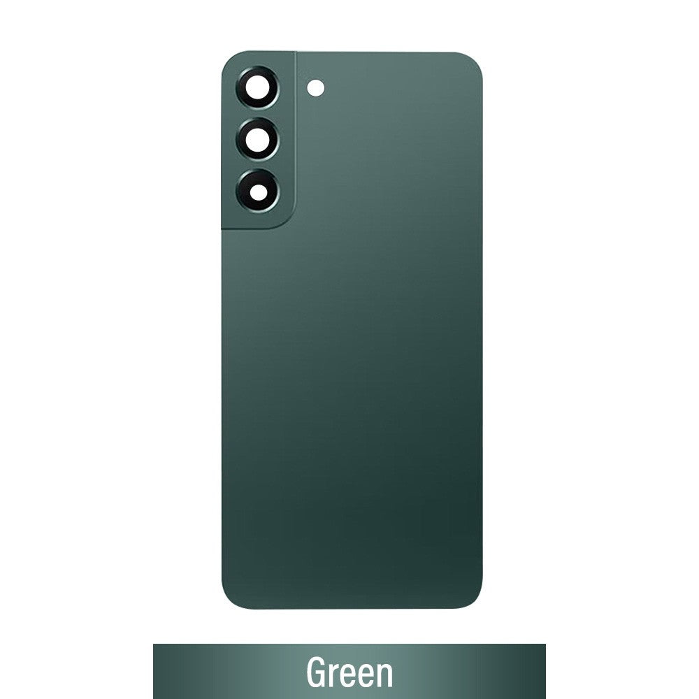 Red Rear Cover Glass For Samsung Galaxy S22 S901B (Improved Quality)-Green