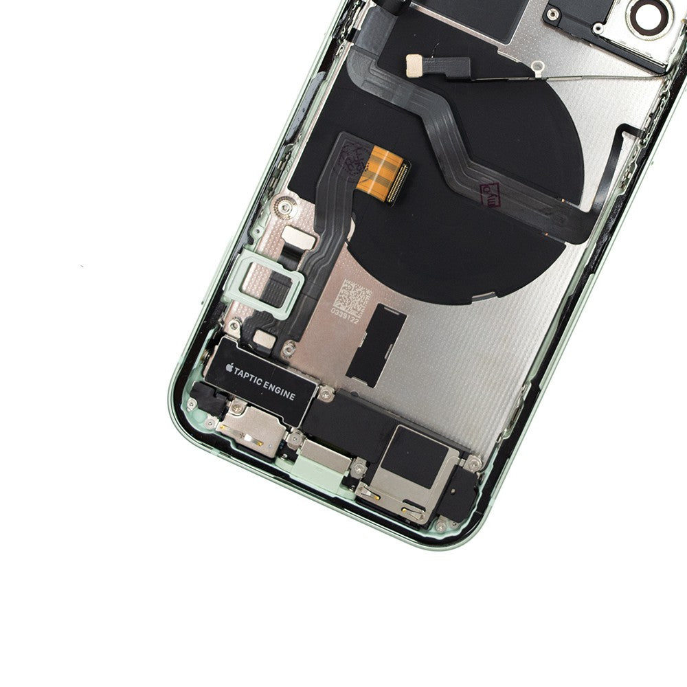 Rear Housing with Full Set Parts for iPhone 12-Green (Purple)