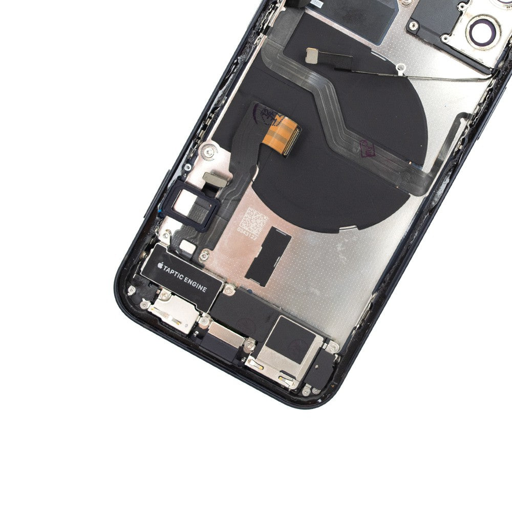 Rear Housing with Full Set Parts for iPhone 12-Black (Purple)
