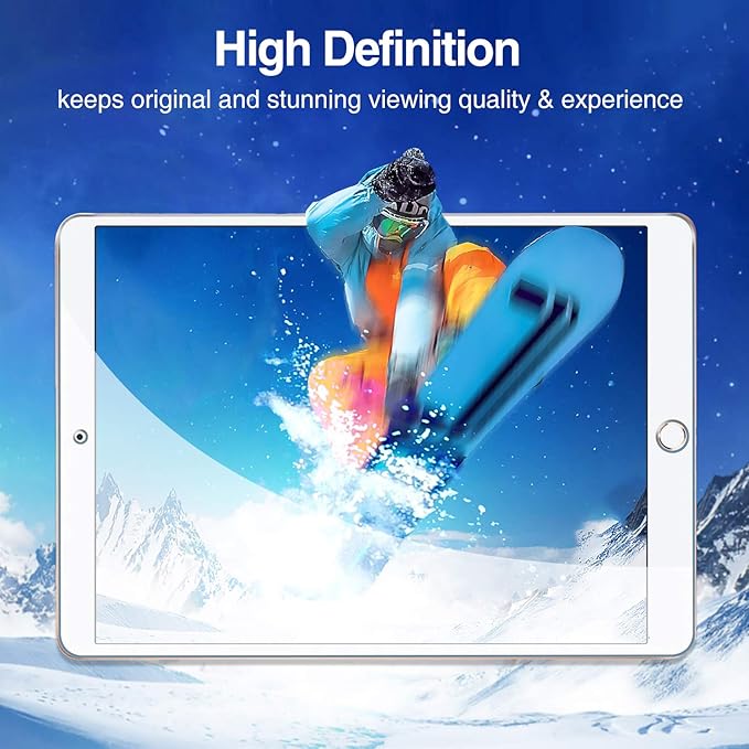 2Pack for iPad Pro 12.9 Gen (2015, 2016, 2017) 9H Tempered Glass Screen Protector.