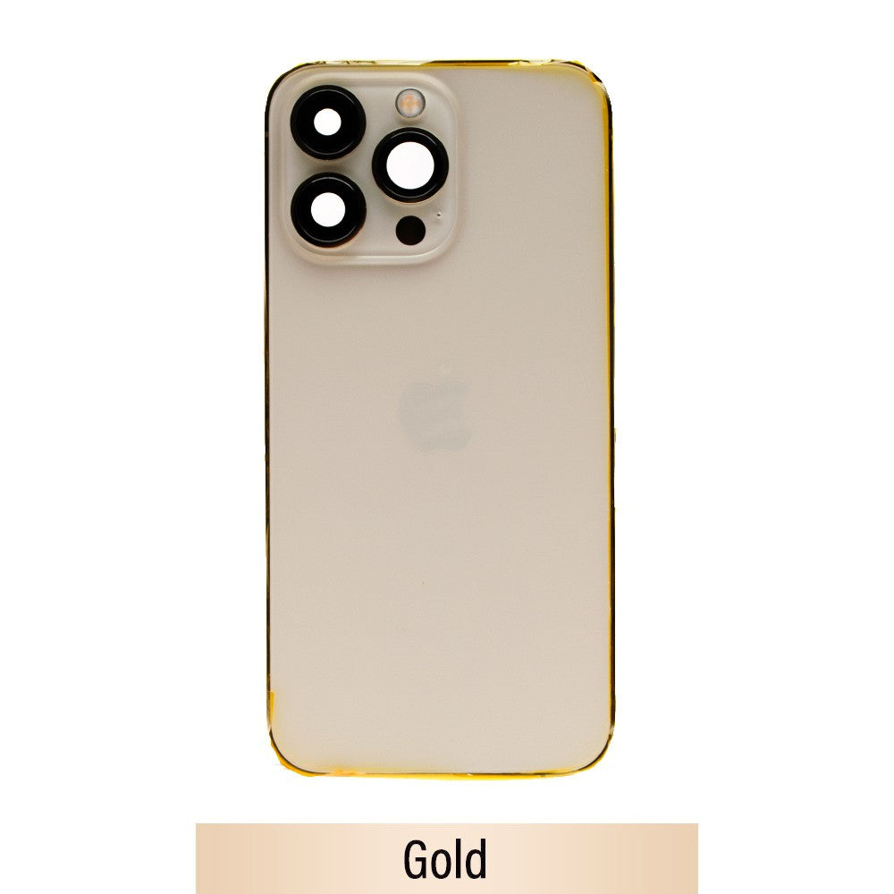 Rear Housing with Full Set Parts for iPhone 13 Pro-Gold (Purple)