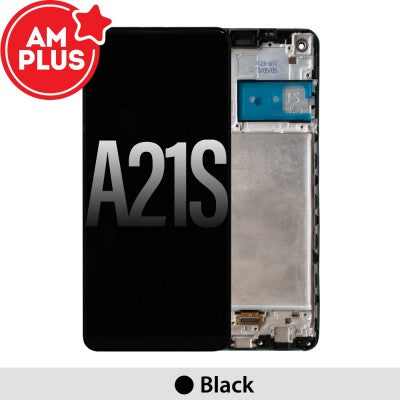 Tecguru-Samsung Galaxy A21s A217F LCD Screen Replacement Digitizer GH82-23089A / 22988A / 24641A / 24642A / 23137A (Service Pack)-Black