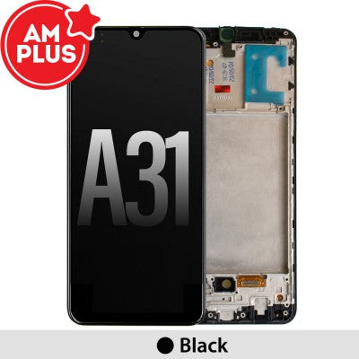 Tecguru-Samsung Galaxy A31 A315F OLED Screen Replacement Digitizer GH82-22905A/22761A (Service Pack)-Black