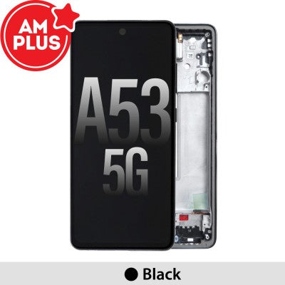 Tecguru-Samsung Galaxy A53 5G A536B OLED Screen Replacement Digitizer GH82-28024C/28025C (Service Pack)-Blue