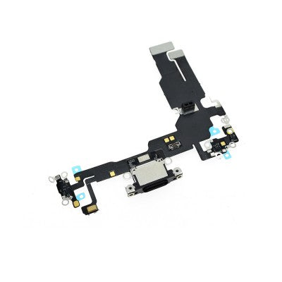 Red Charging Port for iPhone 15-Black
