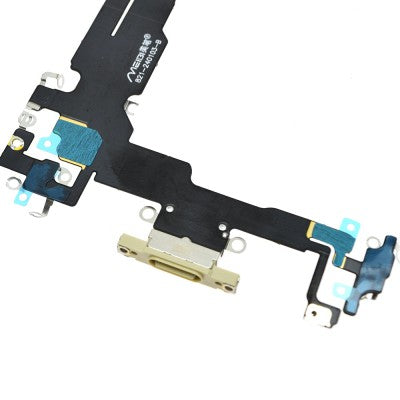 Red Charging Port for iPhone 15-Yellow