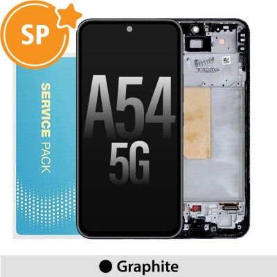 Tecguru-Samsung Galaxy A54 5G A546B OLED Screen Replacement Digitizer GH82-31231D (Service Pack)-Violet