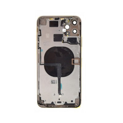 Rear Housing with Small Parts for iPhone 11 Pro Max (Purple)-Matte Gold