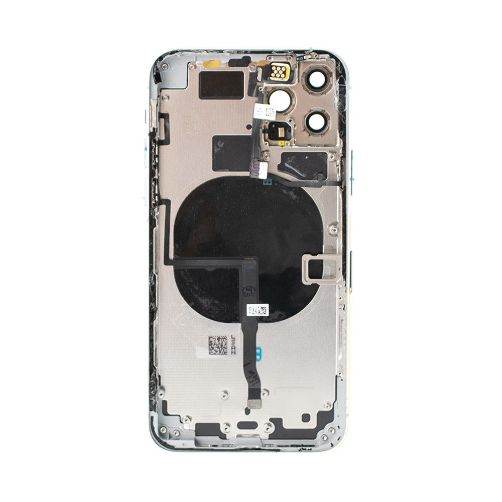 Rear Housing with Small Parts for iPhone 11 Pro (Purple)-Matte Silver