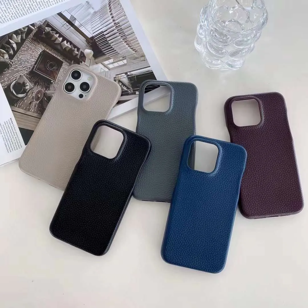 Apple iPhone 16 Pro Realistic Lychee Texture Case – Premium Anti-Slip Protective Cover