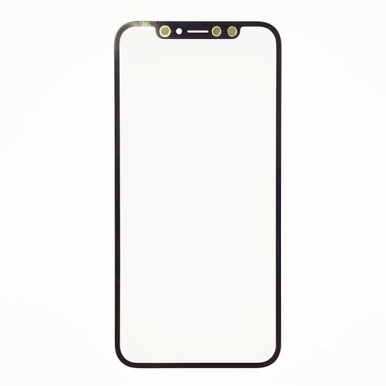 Red Front Screen Outer Glass With OCA Film for iPhone X / XS