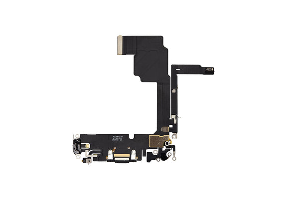 Charging Port for iPhone 15 Pro (Purple)-Black Titanium