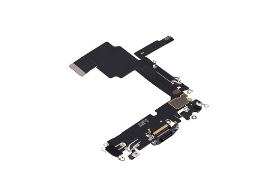 Charging Port for iPhone 15 Pro (Purple)-Black Titanium