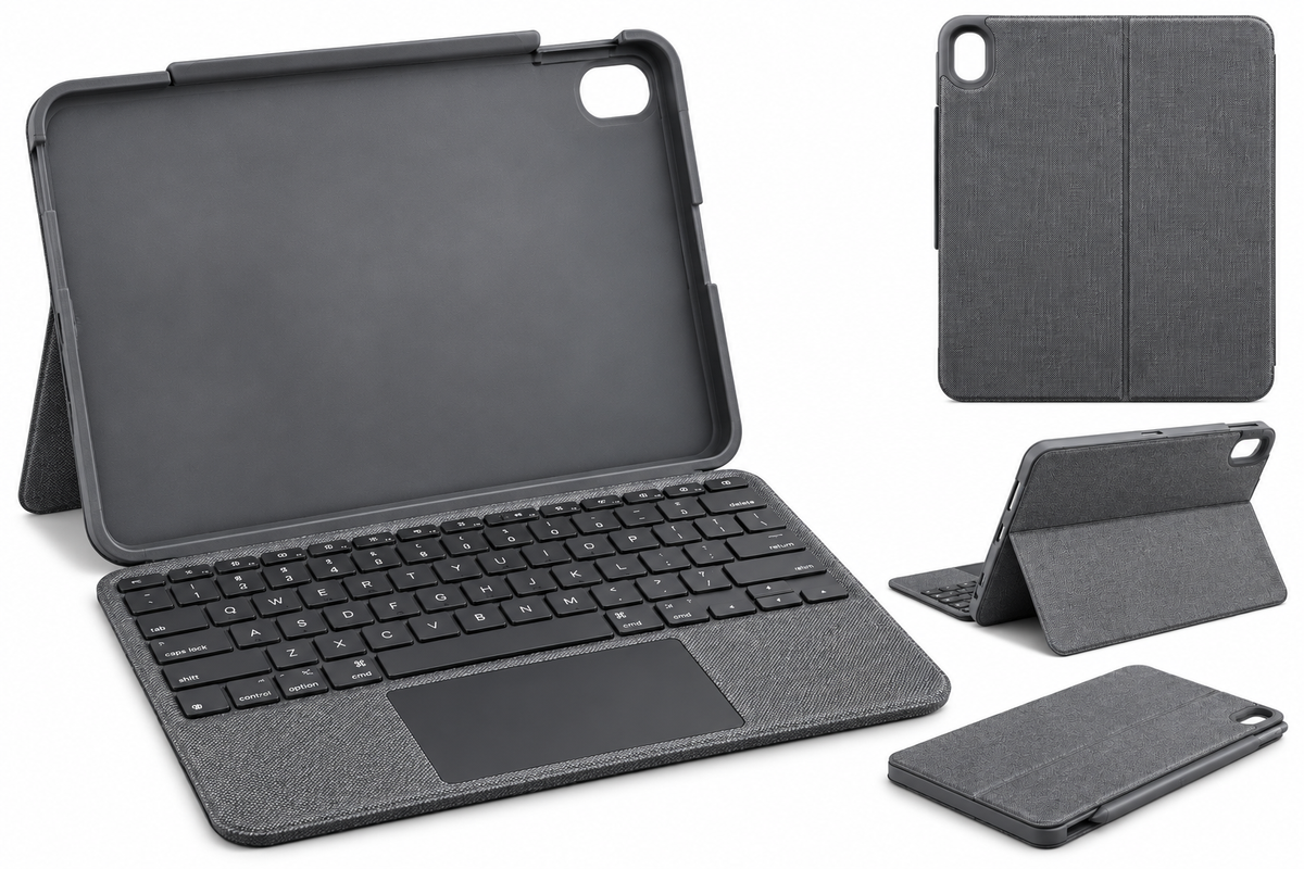 Apple iPad 10th Generation 10.9-inch 64GB Wi-Fi + Cellular – Used with Keyboard & Case Grade A