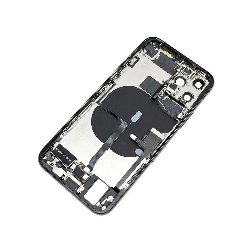 Rear Housing with Full Set Parts for iPhone 11 Pro-Matte Space Gray (Purple)