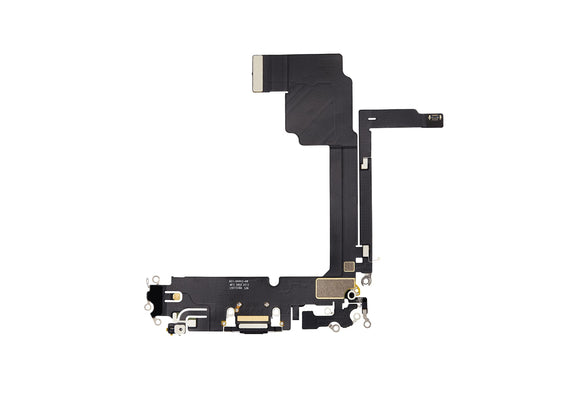 Charging Port for iPhone 15 Pro Max (Purple)-Black Titanium