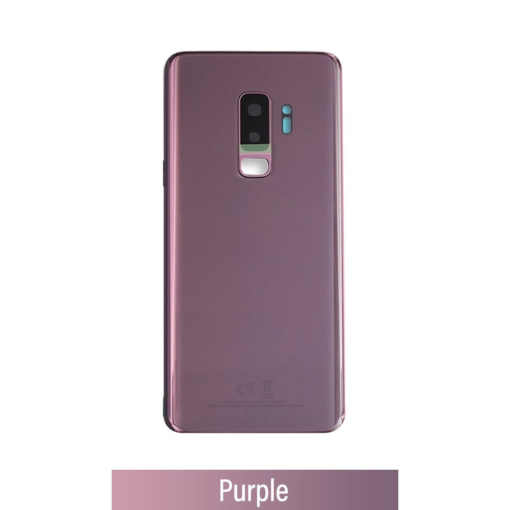 Red Rear Cover Glass For Samsung Galaxy S9 Plus G965F (Improved Quality)-Purple