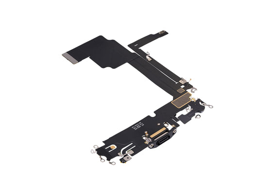 Charging Port for iPhone 15 Pro Max (Purple)-Black Titanium